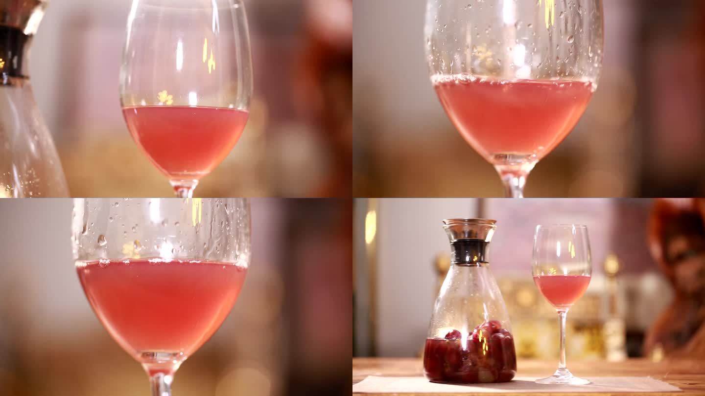 【镜头合集】自制发酵红葡萄酒葡萄酵素2