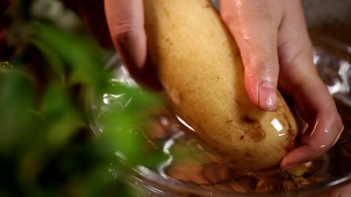 【镜头合集】美食蔬菜食材莲藕7