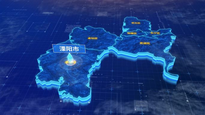 常州市溧阳市蓝色三维科技区位地图