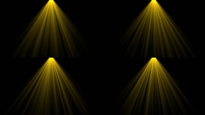 舞台灯光光束光线光效金色黄色背景素材
