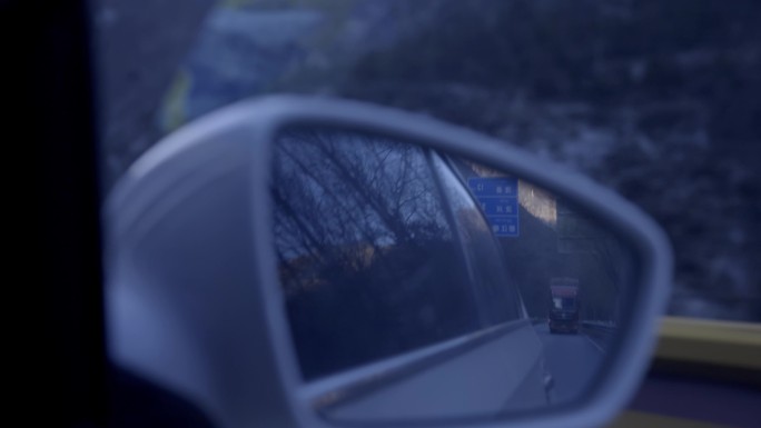 【4K】小车后视镜车辆倒车镜汽车反光镜