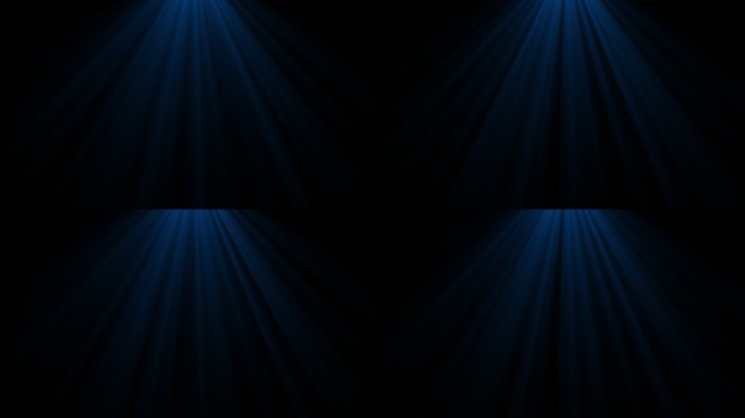 蓝色光束光线光效舞台灯光背景带通道蓝光