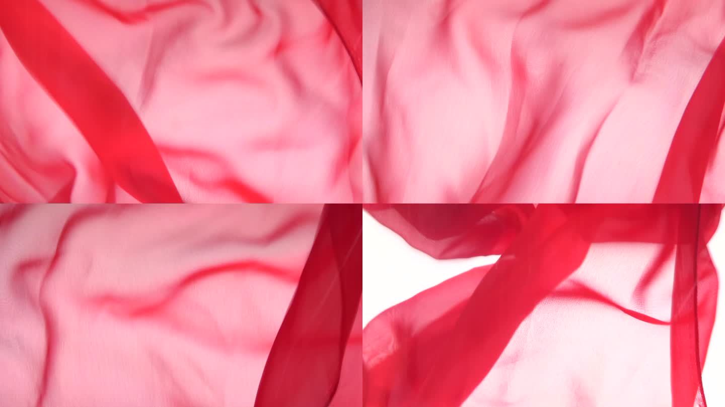 抽象 红绸 视觉艺术 红色水下