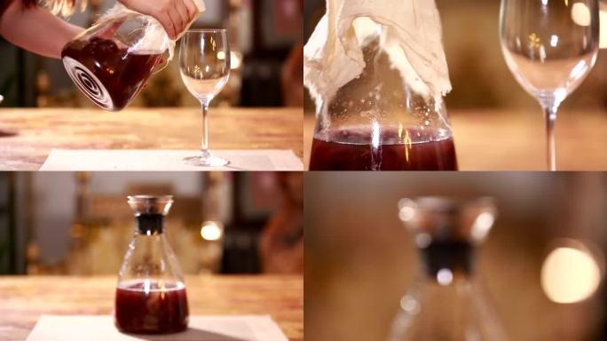 【镜头合集】自制发酵红葡萄酒葡萄酵素1