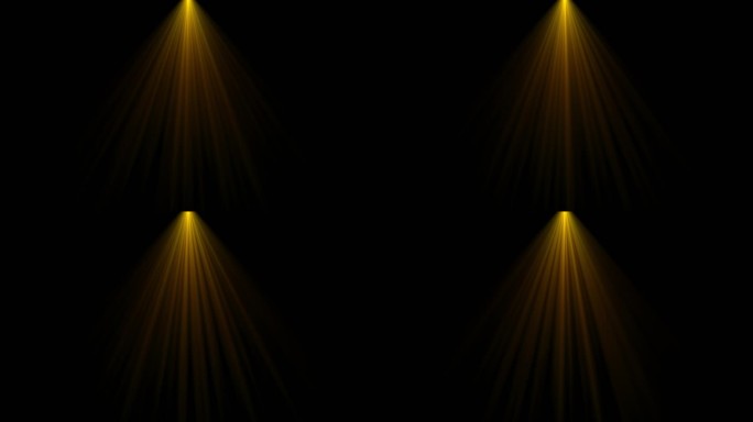 金色光束光线光效射线舞台灯光背景素材特效