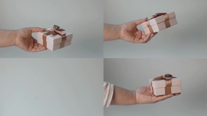 手拿礼物 手拿礼物盒 礼物盒 礼物 传递