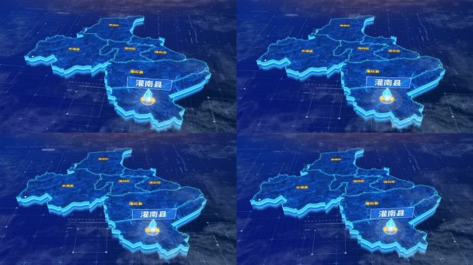 连云港市灌南县蓝色三维科技区位地图