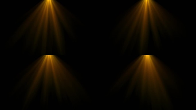 金色光束光线光效射线舞台灯光特效素材背景