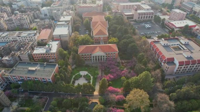 昆明航拍云南大学景观合集