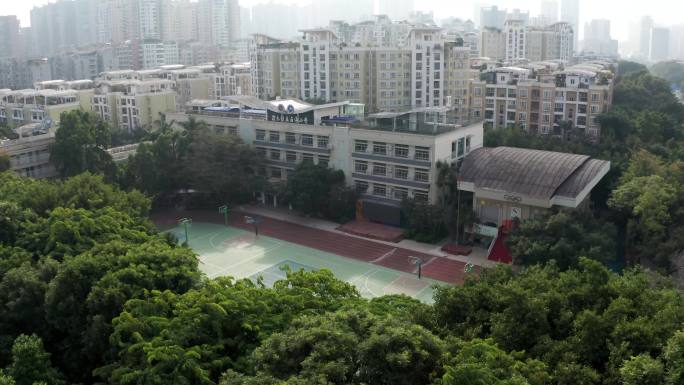 深大附属后海小学航拍