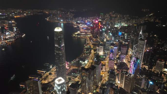 香港维多利亚夜景