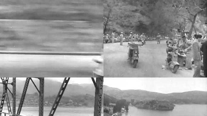 1952年2匹马力摩托车风靡日本