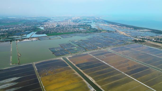 【4k原创】海南乐东传统莺歌海盐田航拍