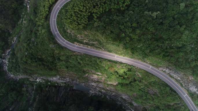 大别山风景道 彩虹公路 盘山公路