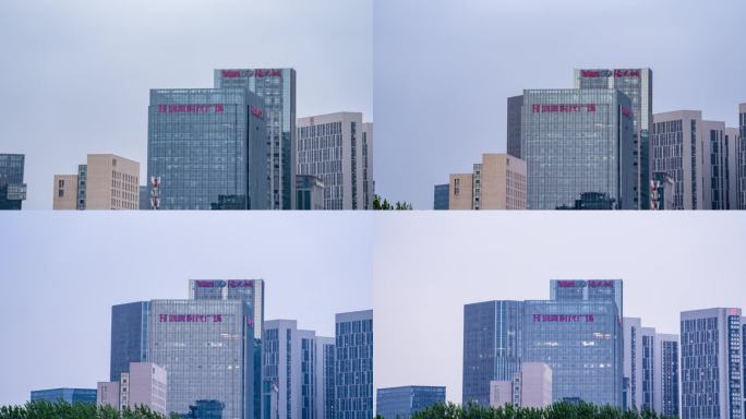 太原晚上夜景长焦大范围延时4k