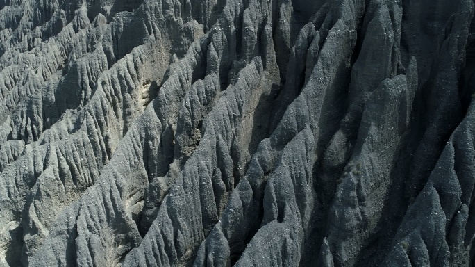 新疆独山子大峡谷沟壑冲蚀地形