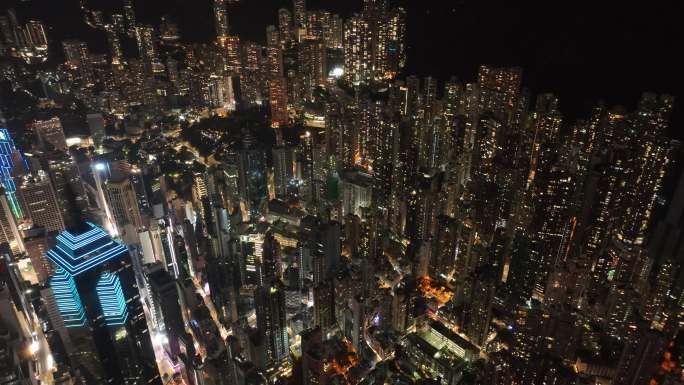 香港维多利亚夜景