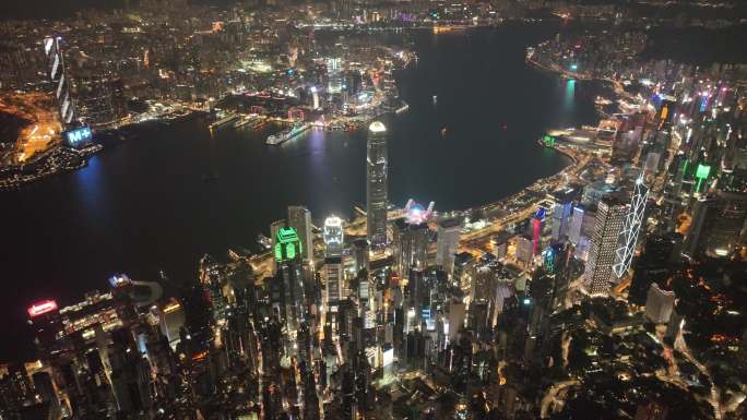 香港维多利亚夜景