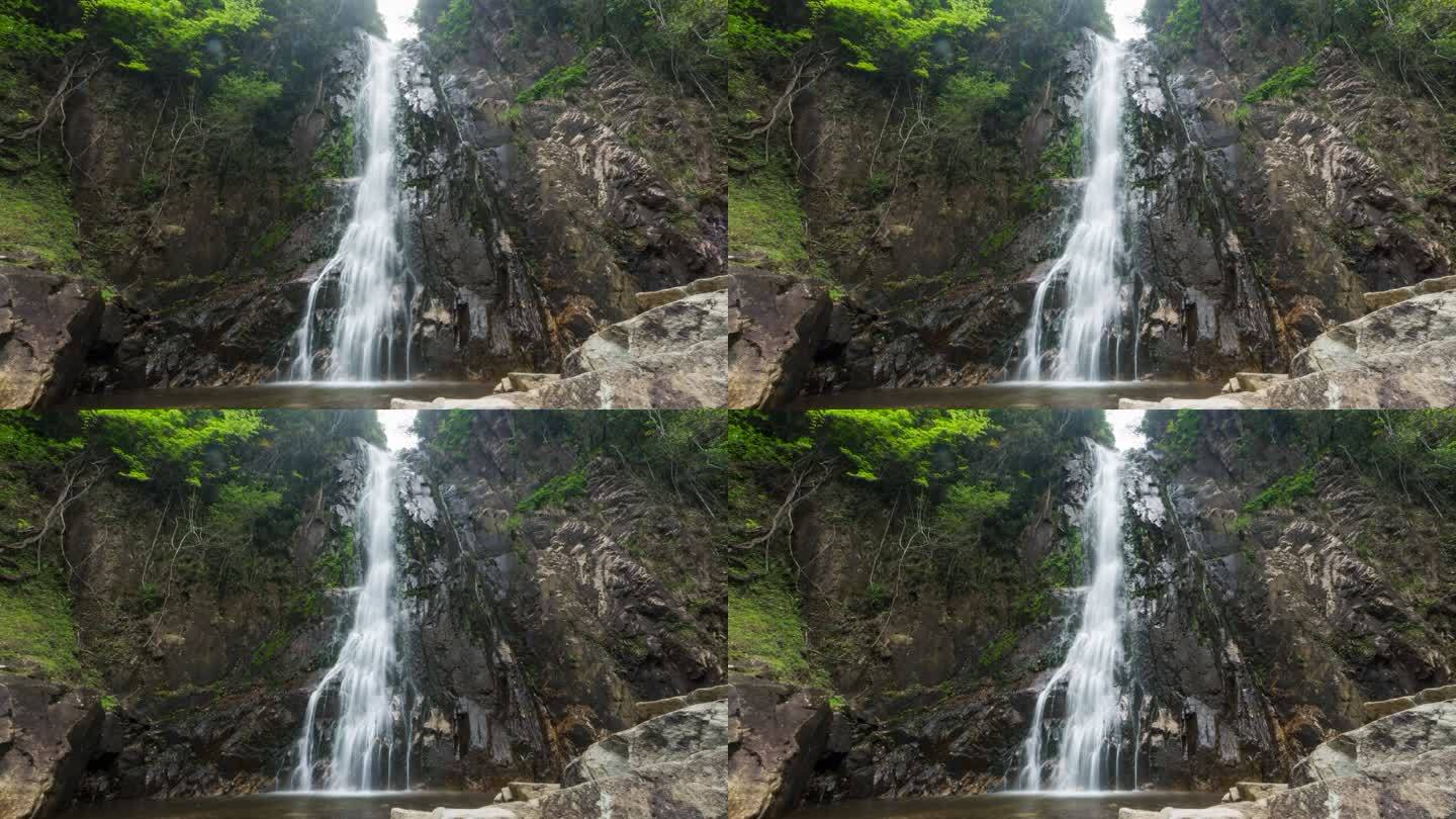 广西贺州姑婆山仙姑瀑布延时摄影