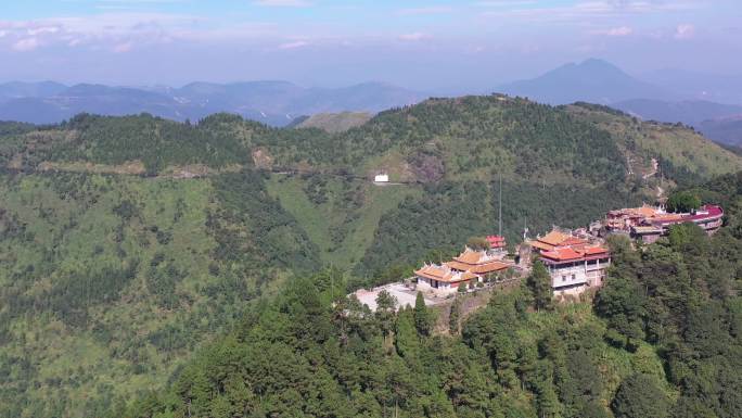 泉州永春蓬壶镇百丈岩马德山航拍