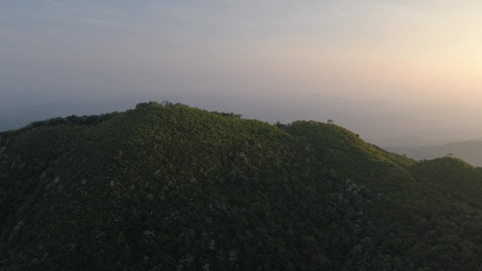 萍乡-航拍-山顶光影