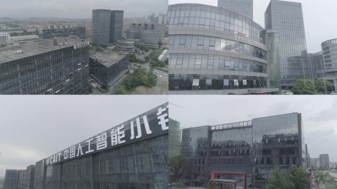 4k原素材-杭州地标建筑