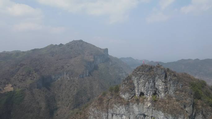 航拍湘西吕洞山