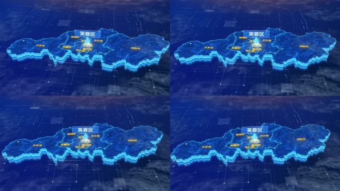 长沙市芙蓉区蓝色三维科技区位地图