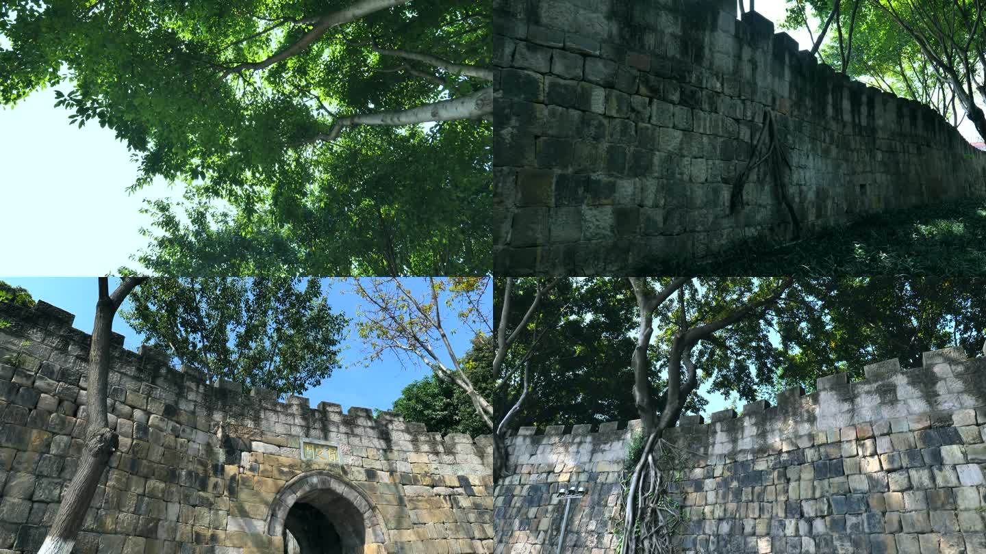 老重庆人文历史保定门城墙遗址