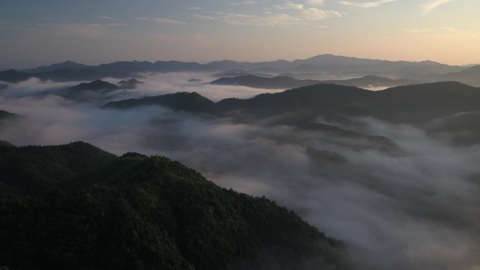 萍乡-广寒寨-山-云海