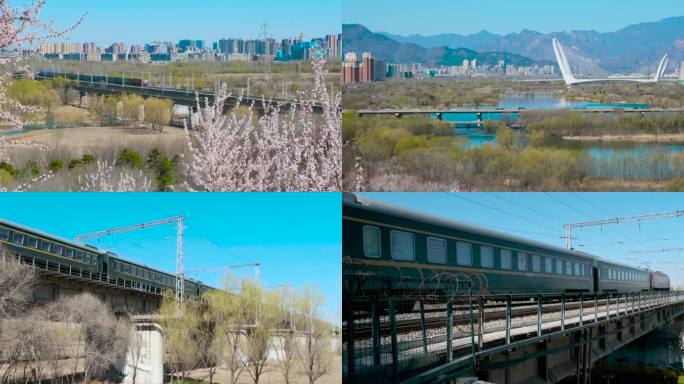 北京园博园开往春天的列车