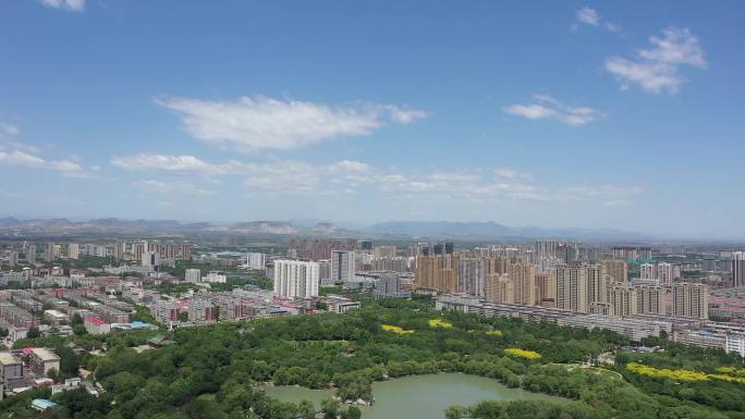 城市上空风景