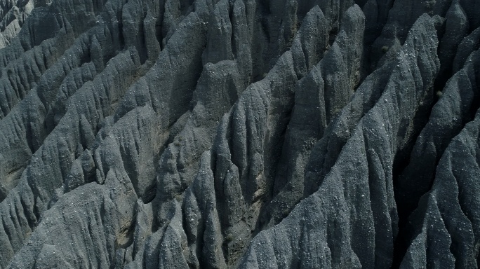 新疆独山子大峡谷沟壑冲蚀地形