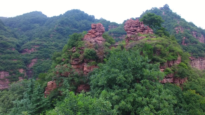 实拍天河山风景