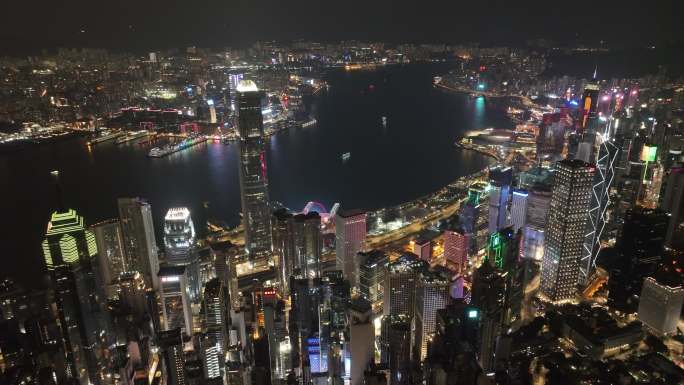 香港维多利亚夜景