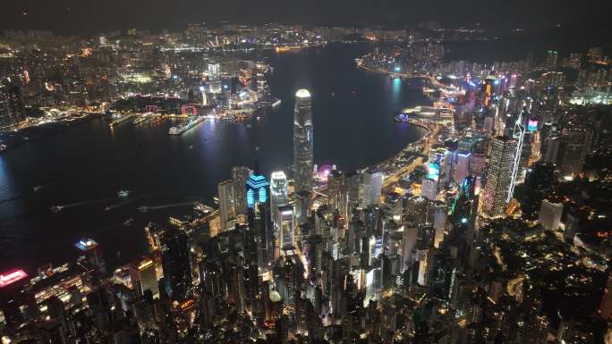 香港维多利亚夜景