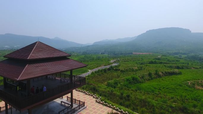 实拍山里风景