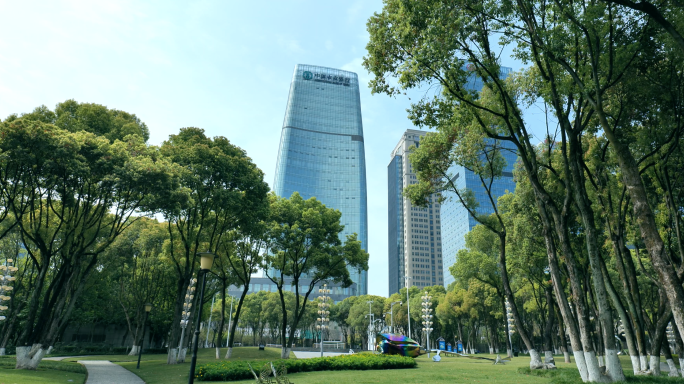 重庆城市绿化带公园居住环境