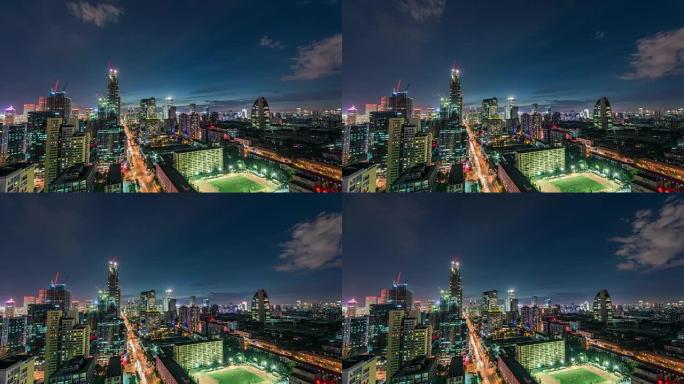 北京市中心/中国北京的T/L WS HA高角度视图