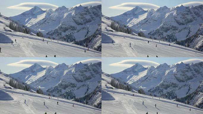 滑雪胜地滑雪滑冰雪运动冬天体育