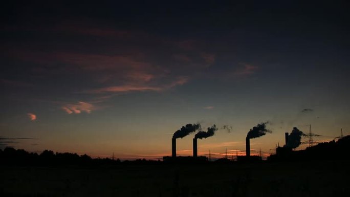 气候危机烟囱污染废气排放石化油化工火电