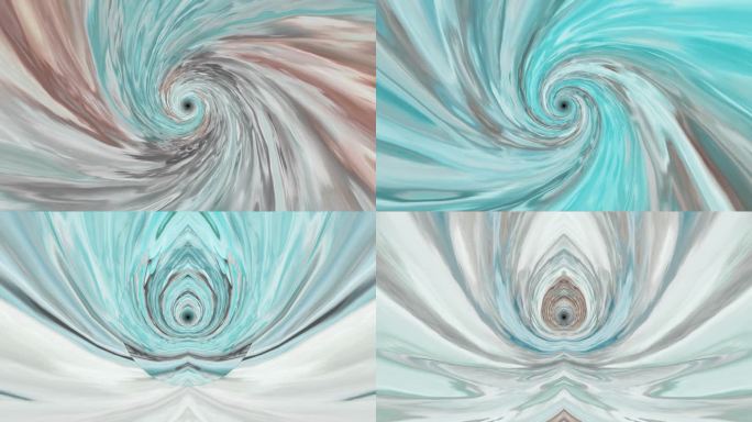 抽象背景光影螺旋水晶质感动态艺术投影30