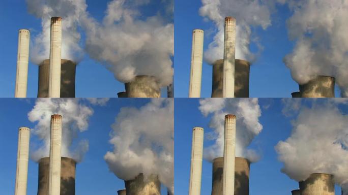 烟雾工业污染