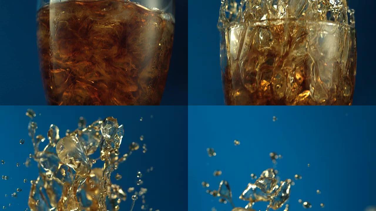 饮料飞溅升格慢镜头广告拍摄夏季冰饮