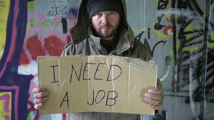 高清多莉: 无家可归的人在找工作