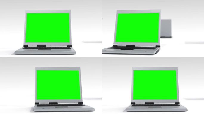 笔记本电脑动画绿屏