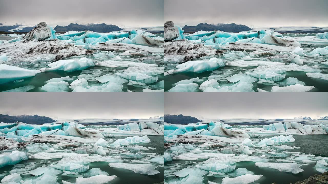 Jokulsarlon冰川泻湖-冰岛
