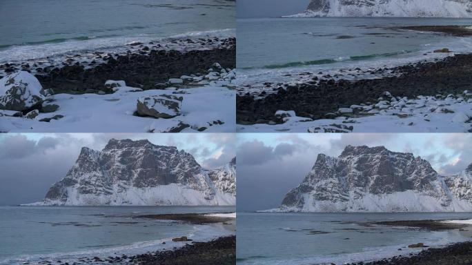 挪威罗弗敦群岛挪威罗弗敦群岛冰山