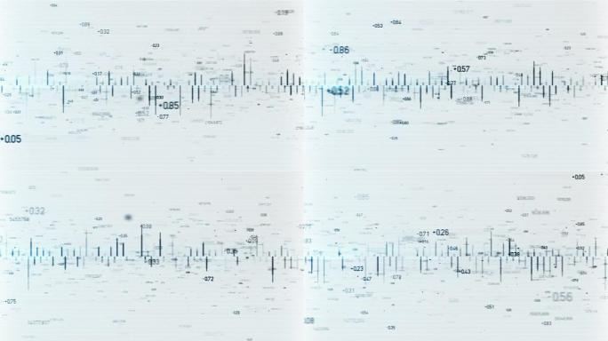 经济数据数字雨穿梭数字经济数字化背景