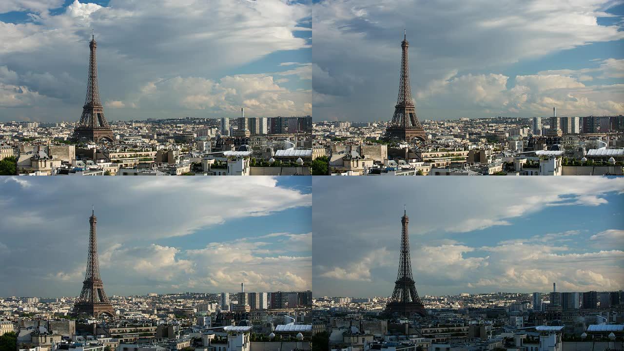 时差：巴黎艾菲尔铁塔